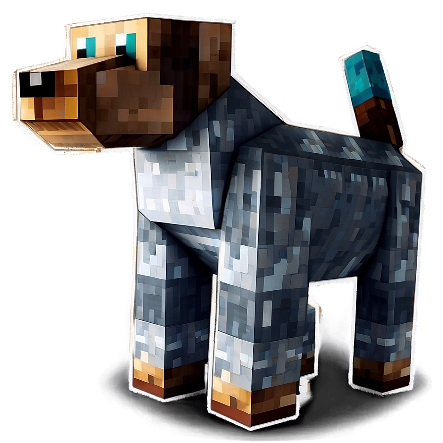 Loyal Minecraft Dog Png 98