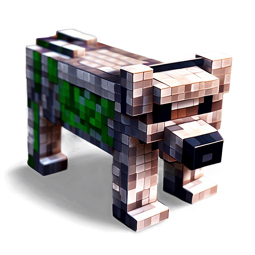 Loyal Minecraft Dog Png Jlu38