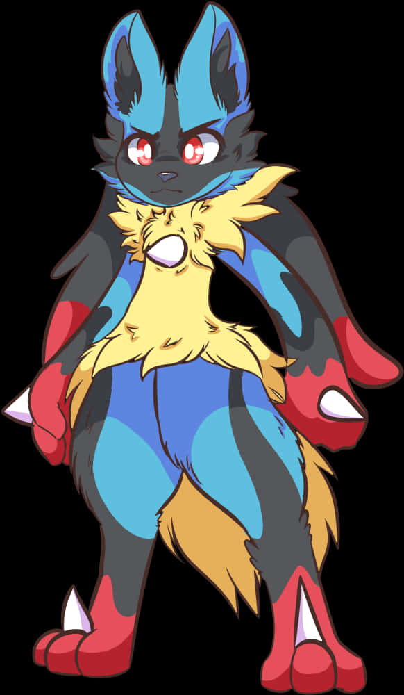 Lucario Anime Style Artwork