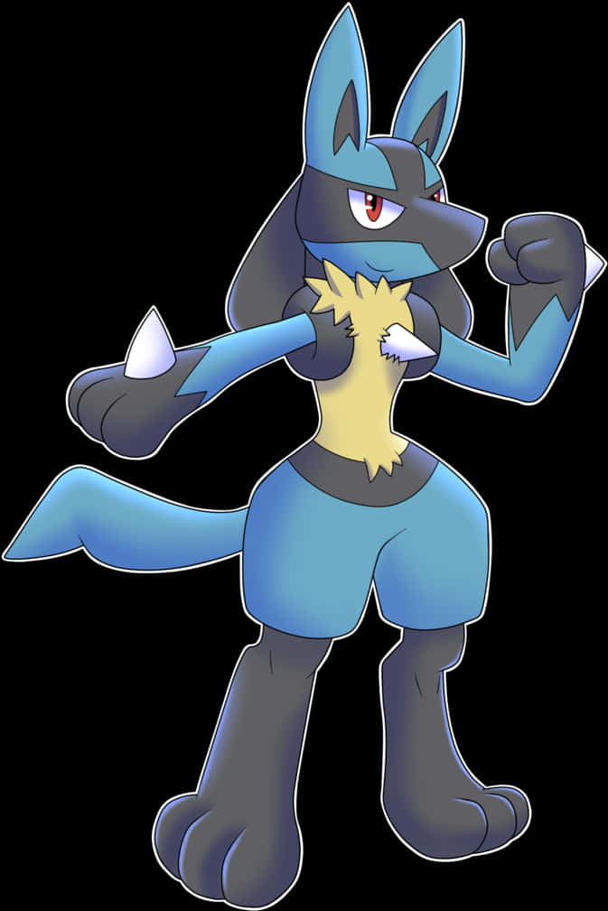 Lucario Pokemon Standing Pose