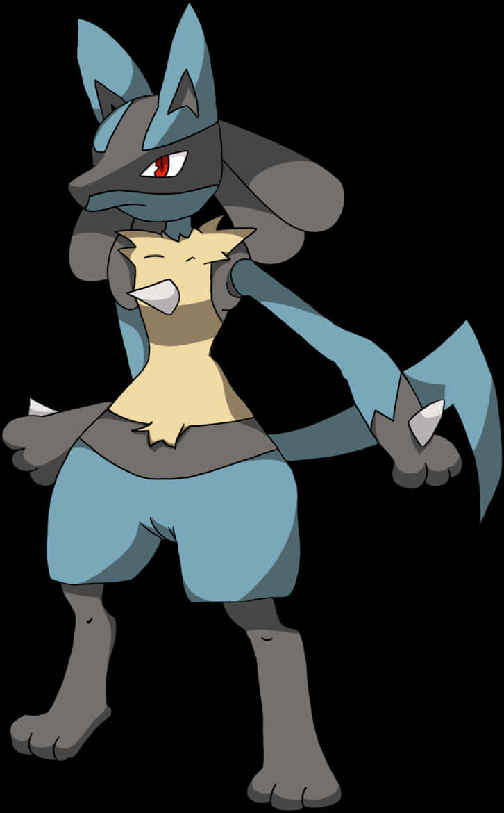 Lucario Pokemon Standing Pose