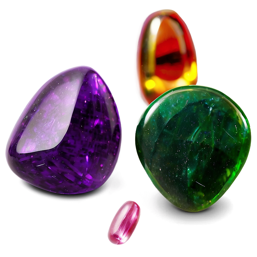 Lucky Gemstone Charms Png 06122024