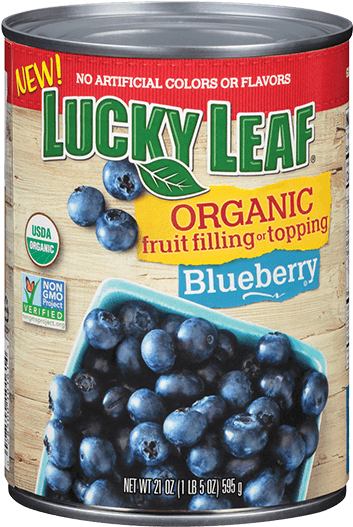 Lucky Leaf Organic Blueberry Filling Can