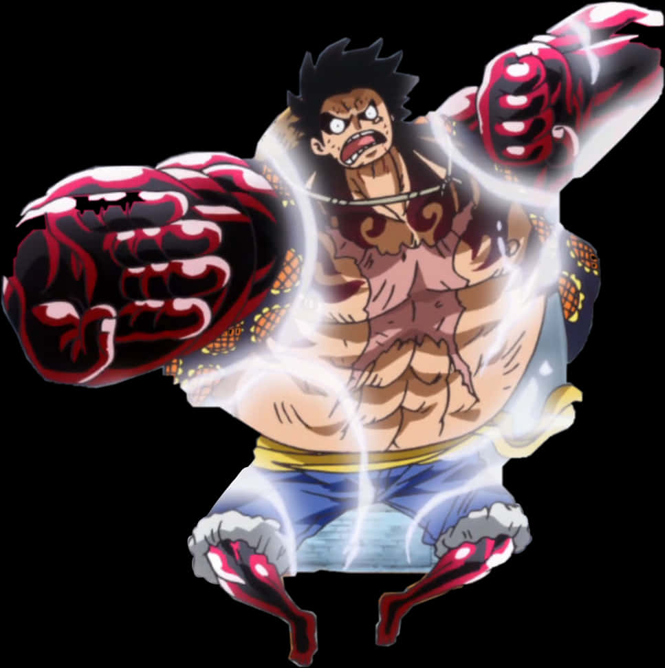 Luffy Gear Fourth Transformation