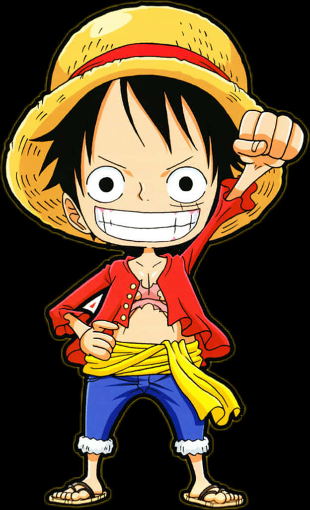 Luffy_ Straw_ Hat_ Pose