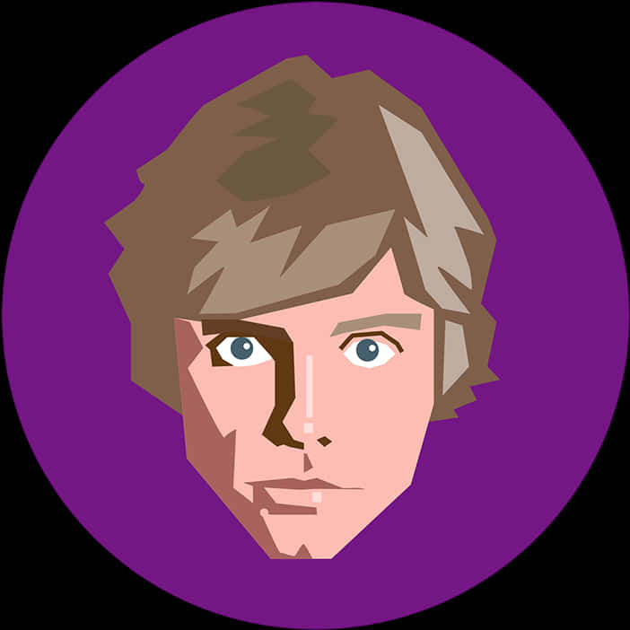 Luke Skywalker Vector Portrait