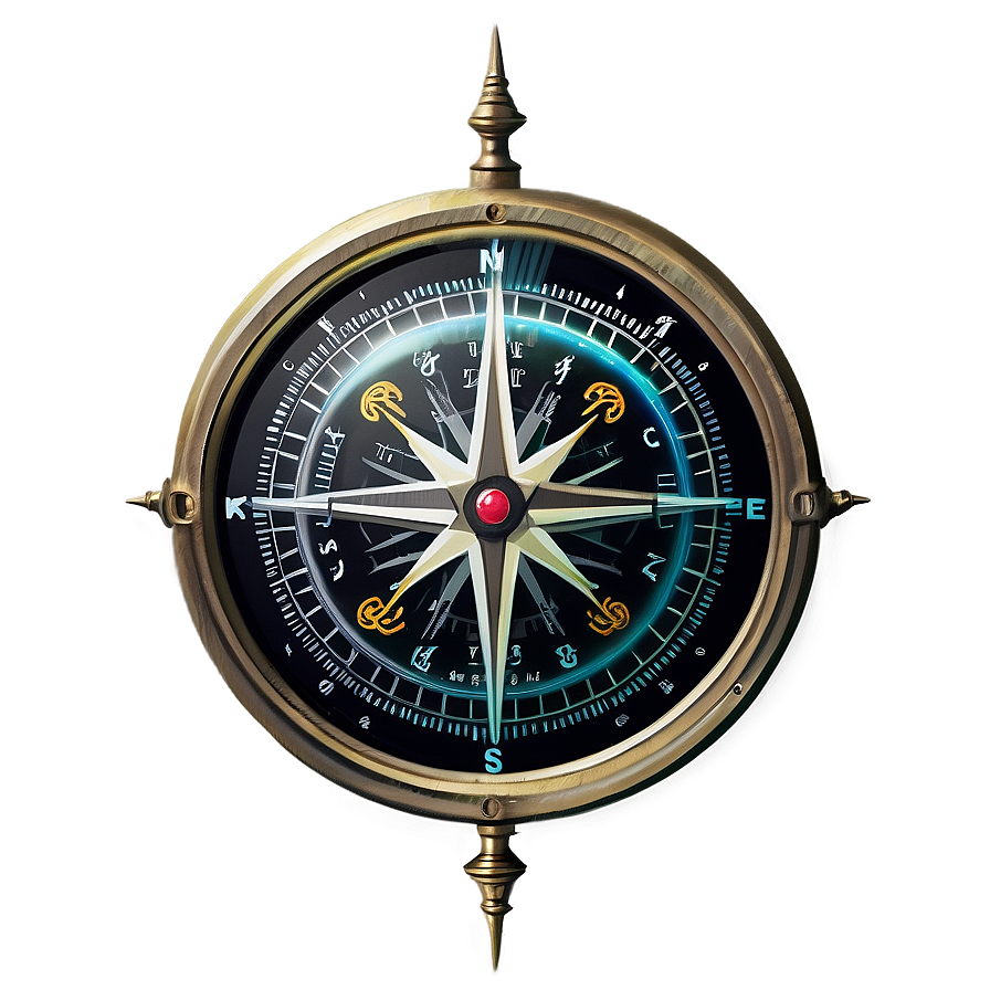 Luminous Compass Png 9