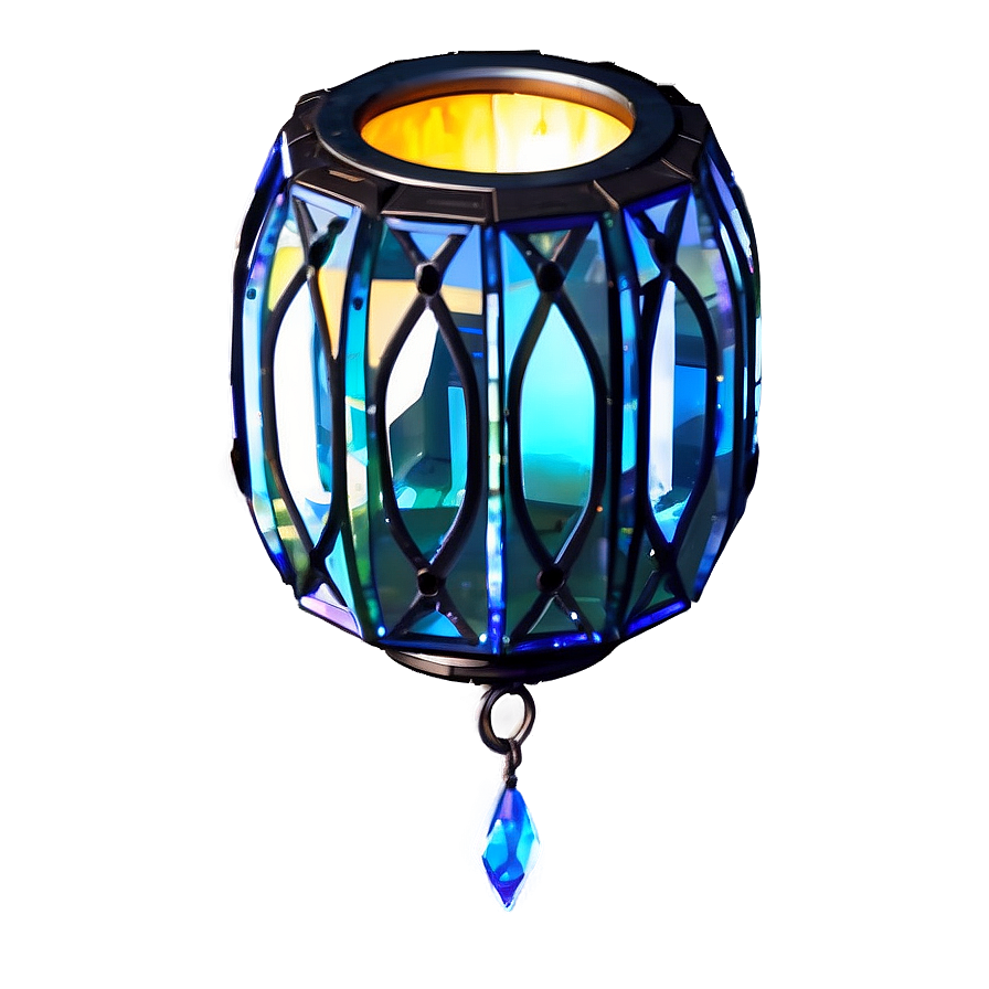 Luminous Crystal Lantern Png Qpa