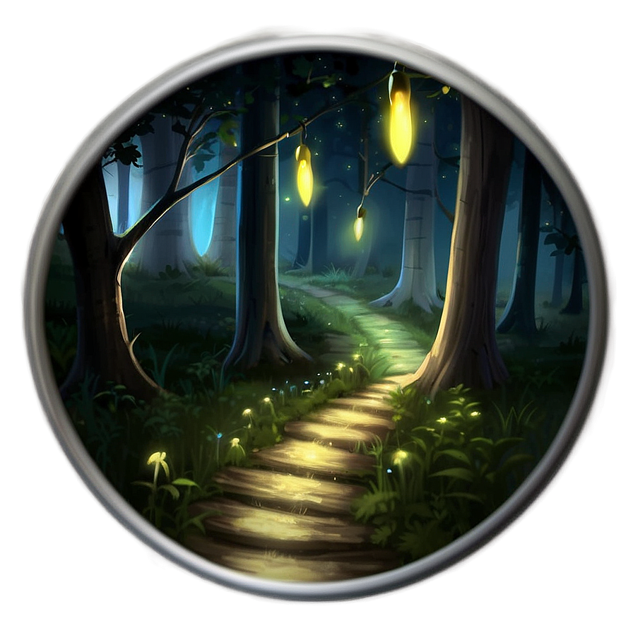 Luminous Firefly Path Png Krw