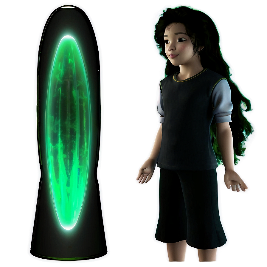 Luminous Green Aura Png 4