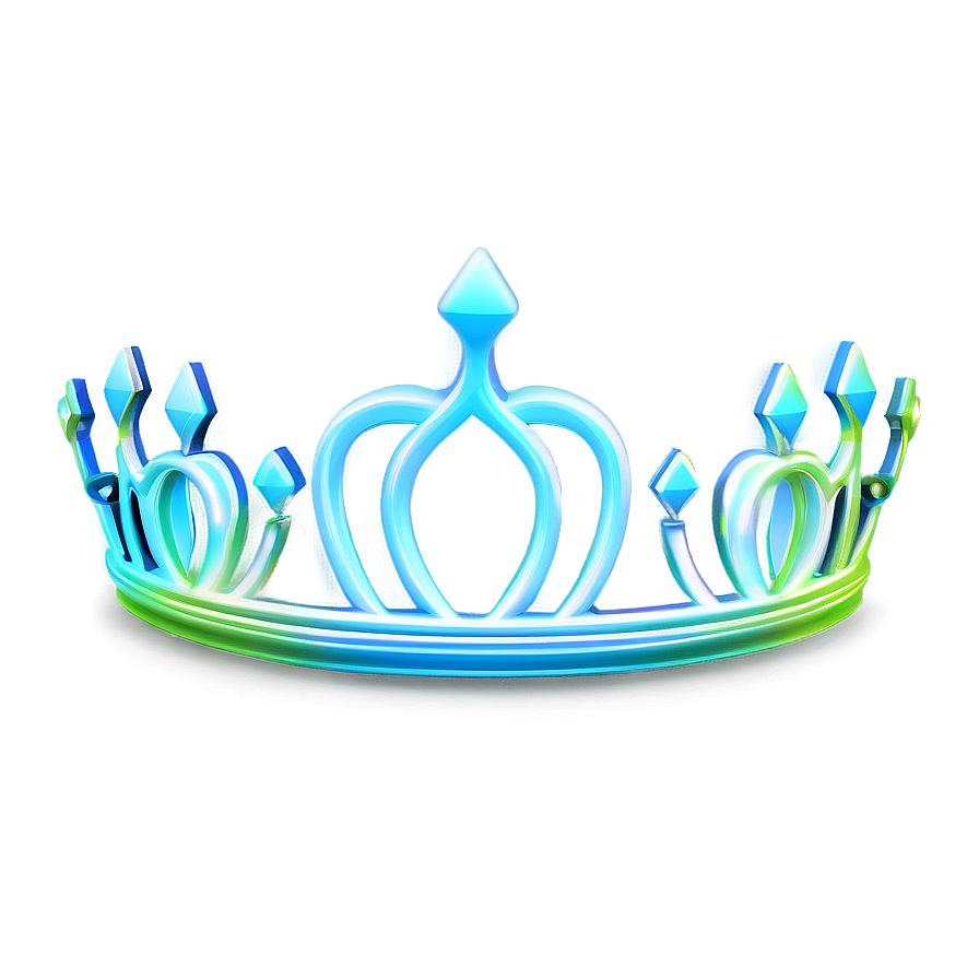 Luminous Neon Crown Symbol Png Myu88