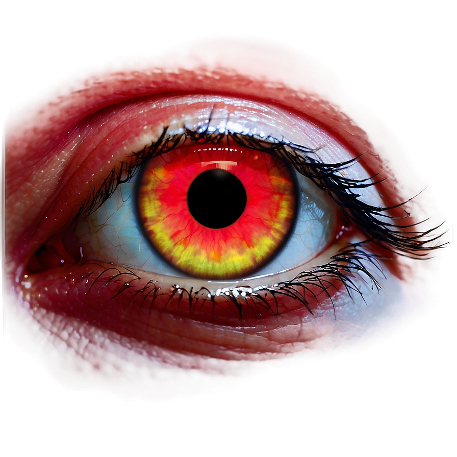 Luminous Red Eye Glow Png 74