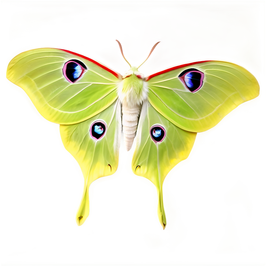 Luna Moth Night Beauty Png 06112024