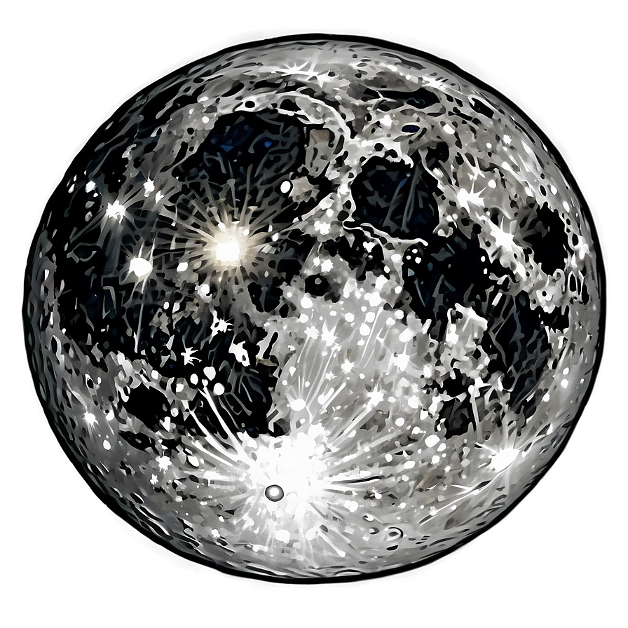 Lunar Beauty Full Moon Png Qsf