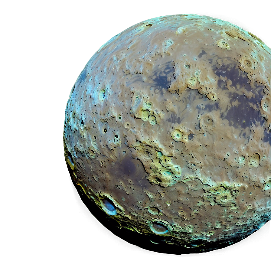 Lunar Surface Topography Map Png 23