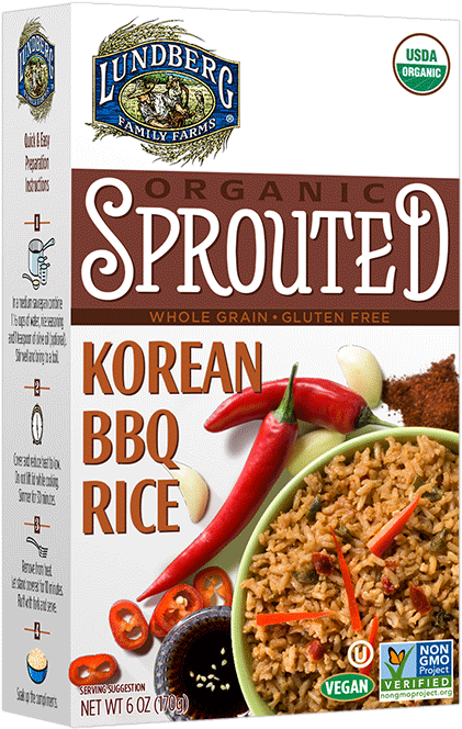 Lundberg Korean B B Q Rice Package