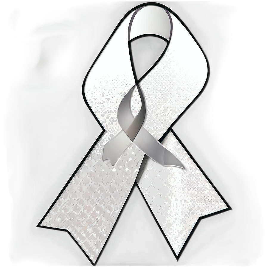 Lung Cancer Ribbon Banner Png 06292024