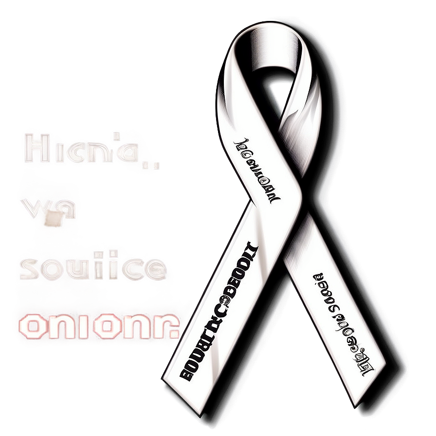 Lung Cancer Ribbon With Quote Png Pbx26