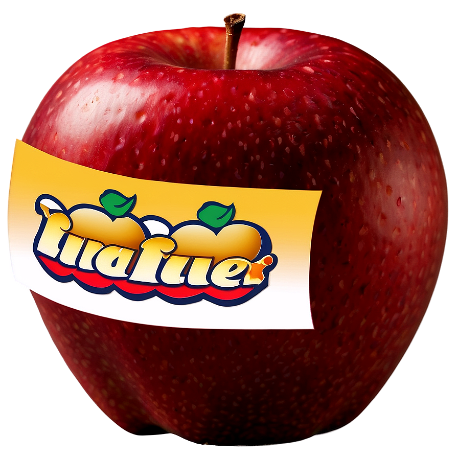 Luscious Red Apple Png Fhp57