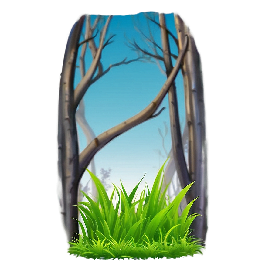 Lush Cartoon Grass Png 06122024