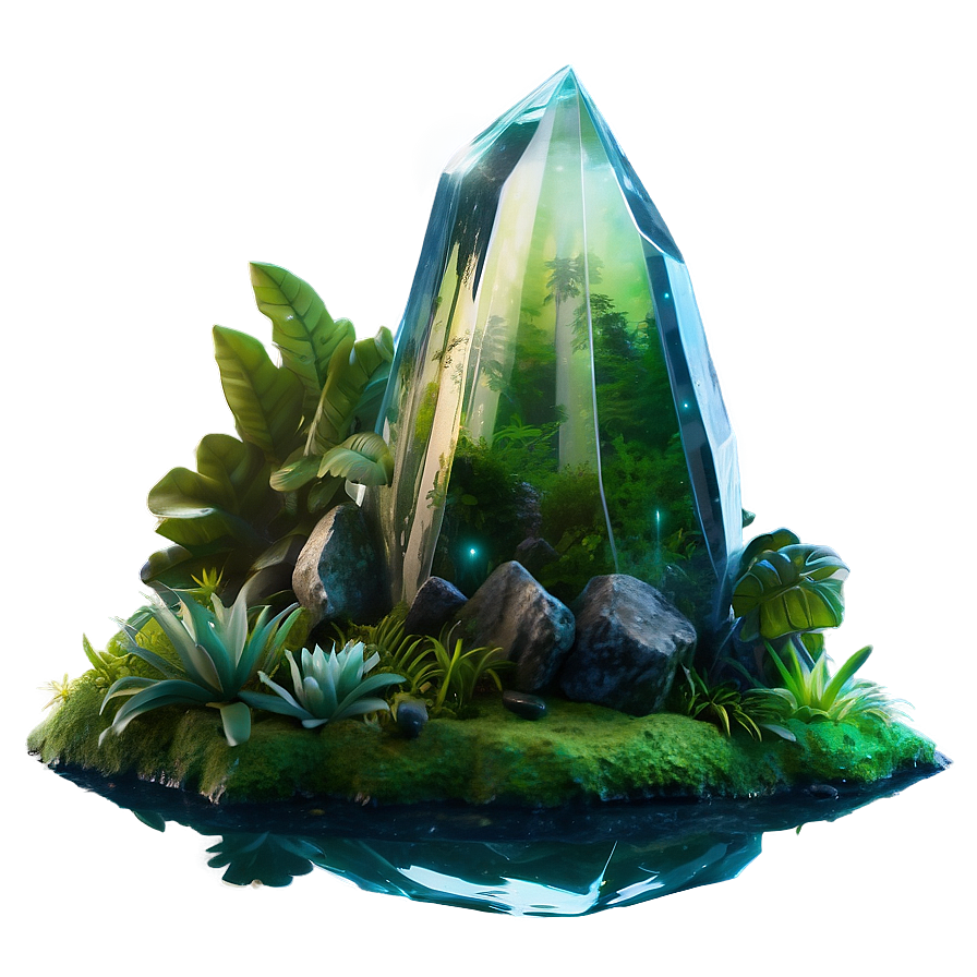 Lush Crystal Forest Png 94