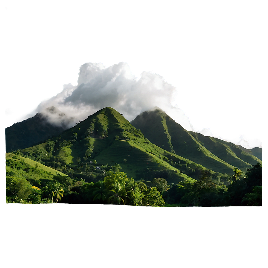 Lush Green Mountains Png Eqt