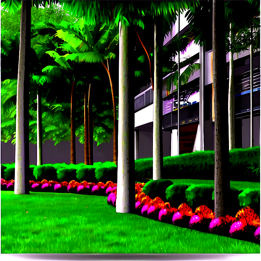 Lush Green Park Png 47