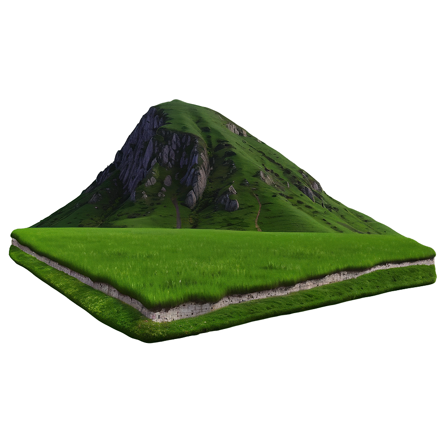 Lush Green Valley Landscape Png Onk53