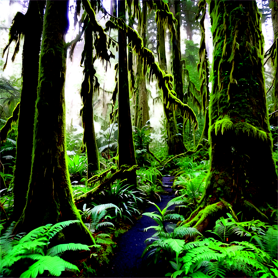 Lush Hoh Rainforest Png 95