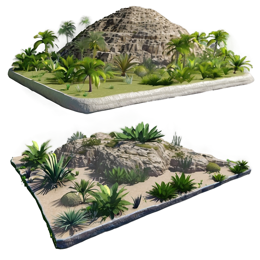 Lush Mesa Oasis Png Xpv