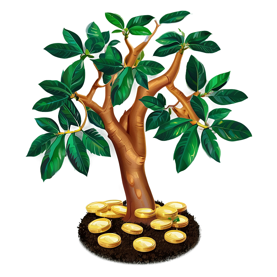 Lush Money Tree Artwork Png Guo