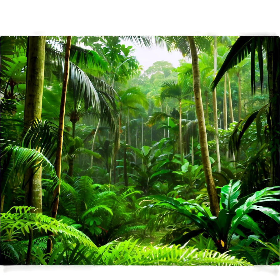 Lush Rainforest Woods Png Euj