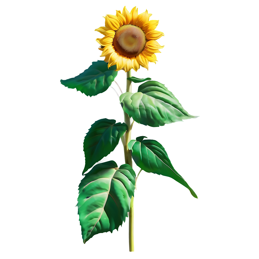 Lush Sunflower Png Nrq35