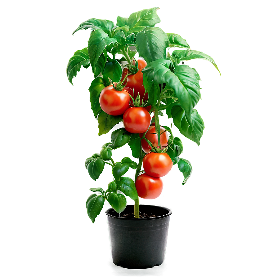 Lush Tomato Plant Png Epa