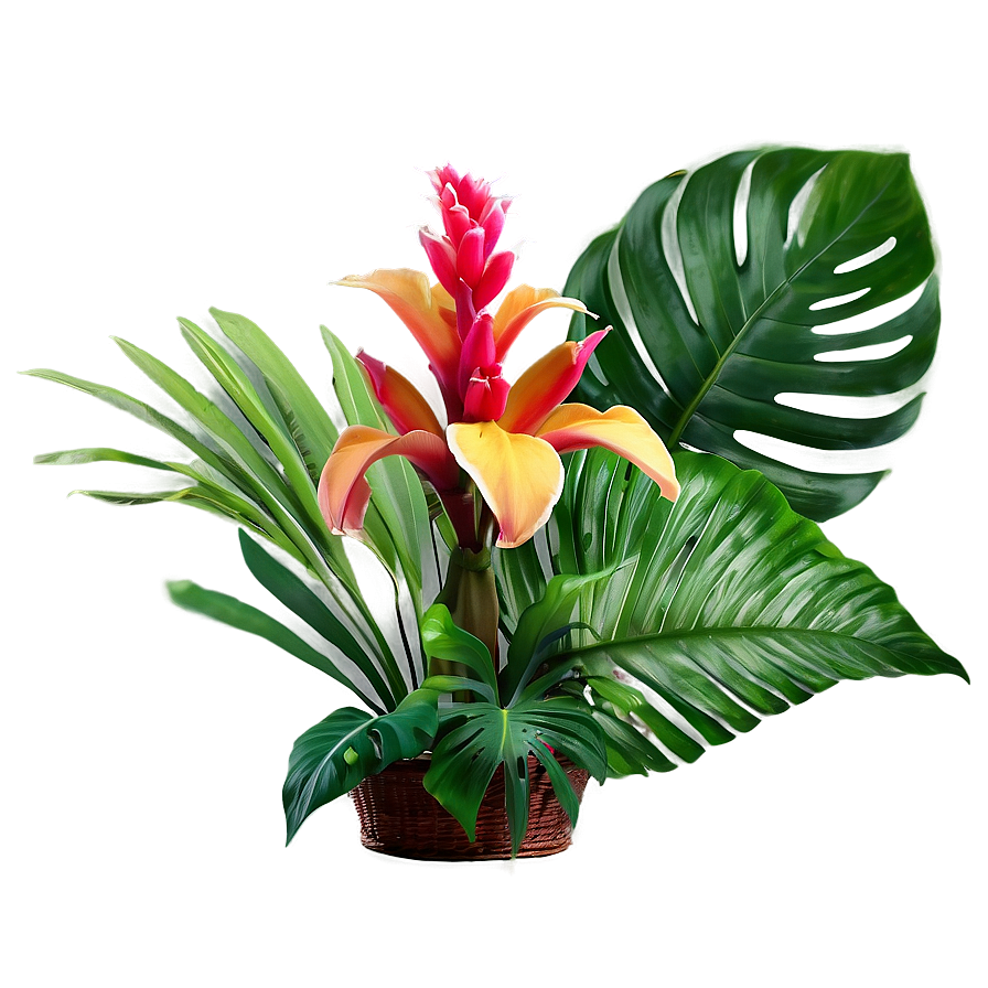 Lush Tropical Plants Png 88