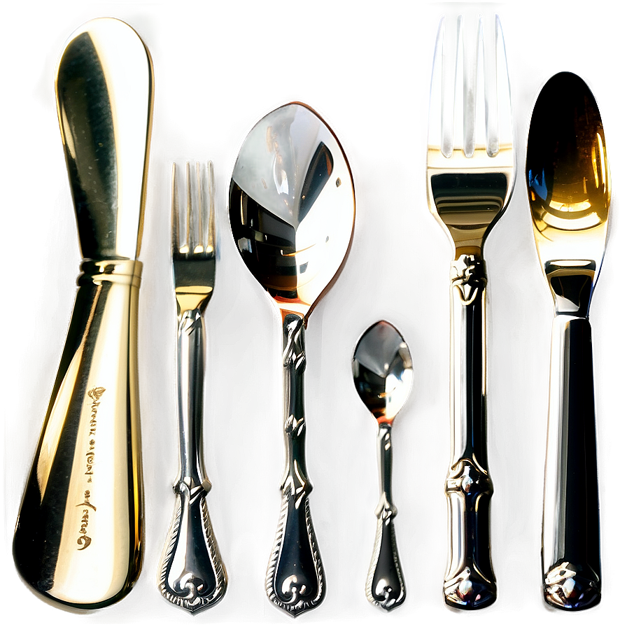 Luxe Dining Utensils Png Ijq