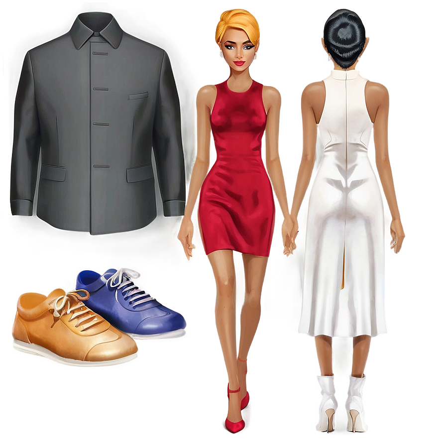 Luxe Fashion Wardrobe Png 38