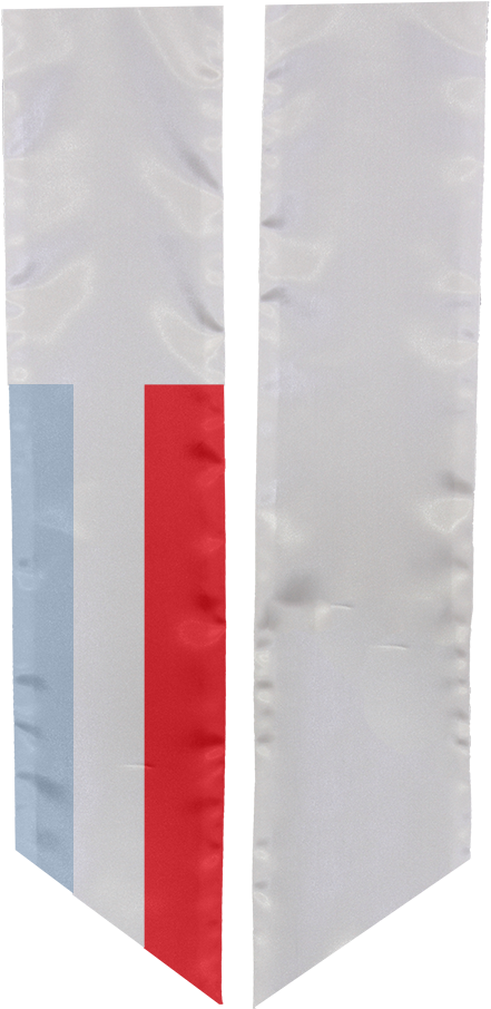 Luxembourg Flag Vertical Ribbons