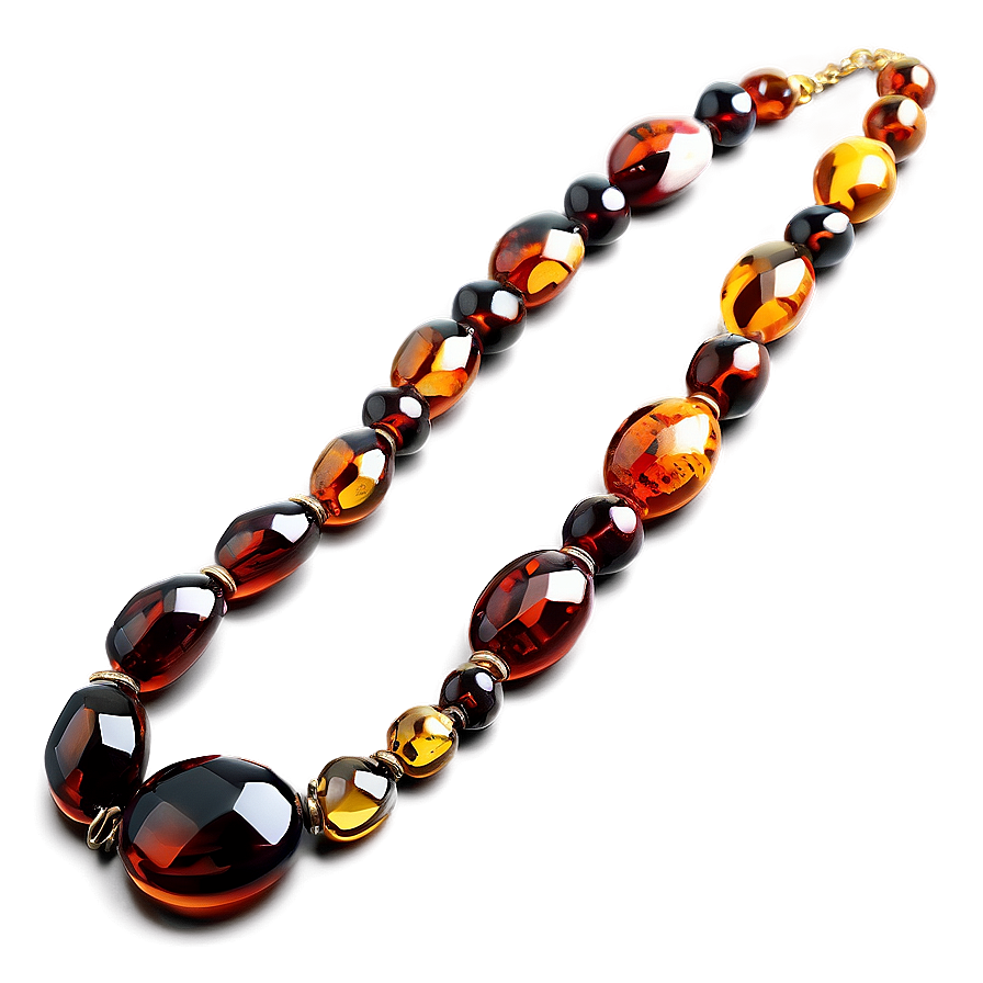 Luxurious Amber Necklace Png 06242024