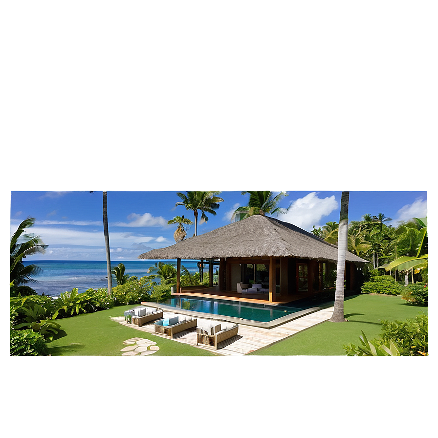 Luxurious Beachfront Villa Png Ruo