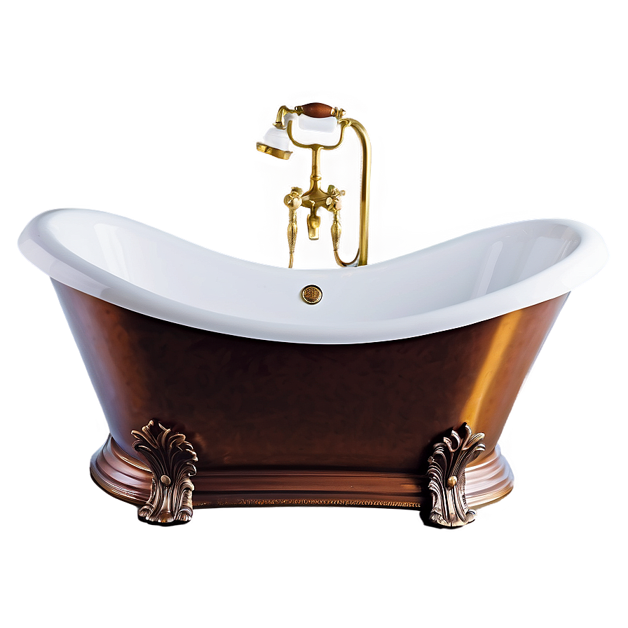 Luxurious Double-ended Bathtub Png Eab