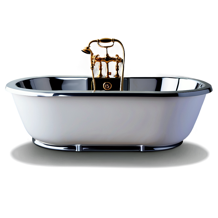 Luxurious Double-ended Bathtub Png Iat