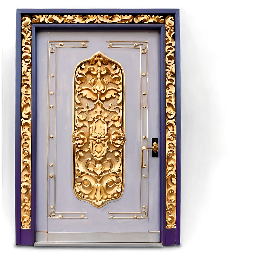 Luxurious Gold Door Png Ptf