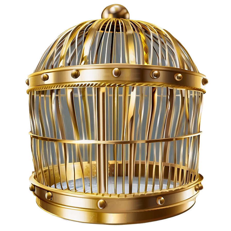 Luxurious Golden Cage Png Spg