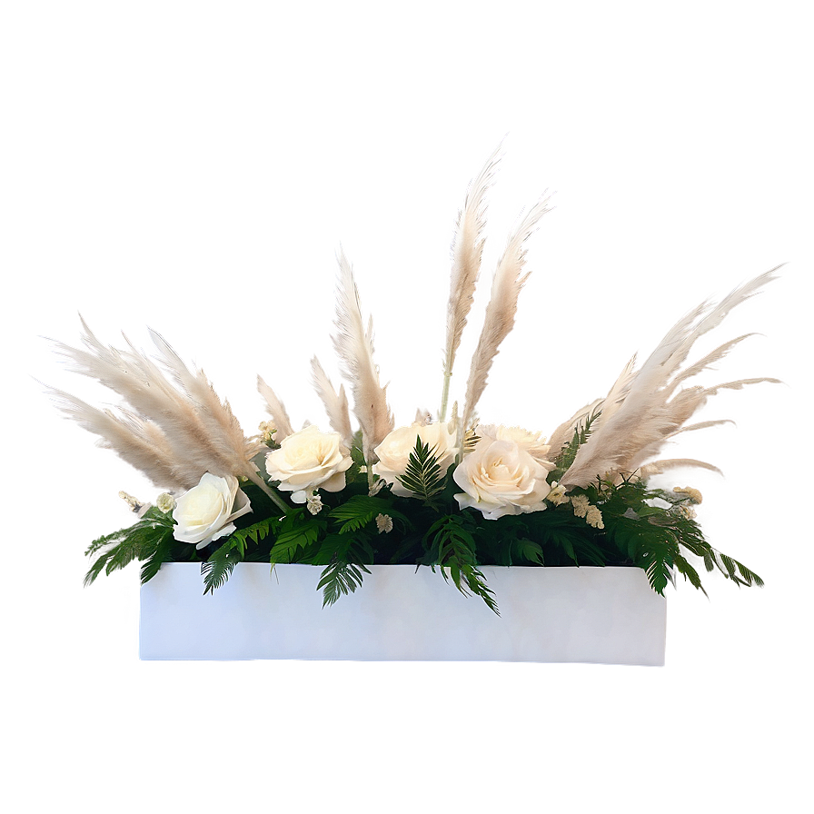 Luxurious Pampas Centerpiece Png 59