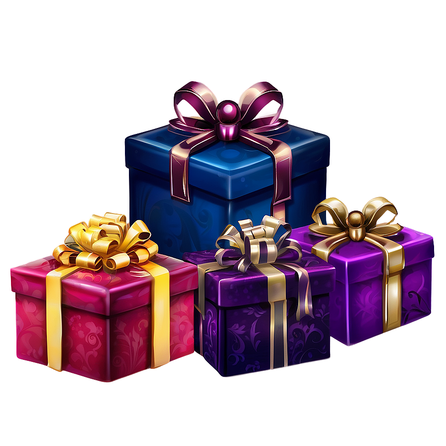 Luxurious Present Box Png 05242024