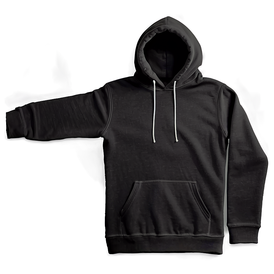 Luxury Black Hoodie Png 05252024