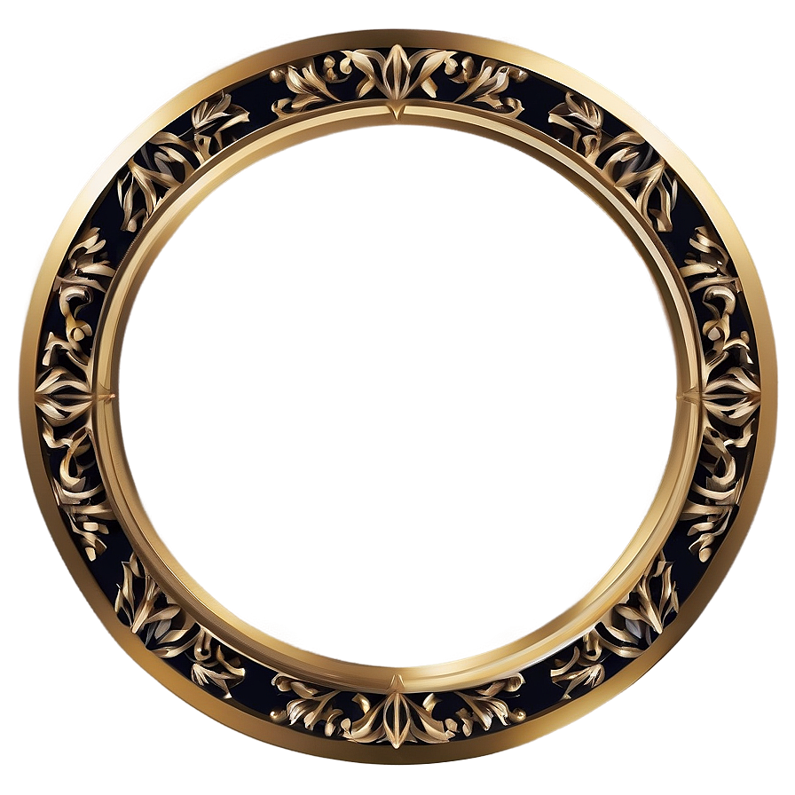 Luxury Circle Frame Png Erj66