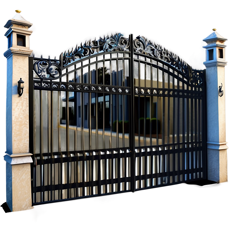 Luxury Estate Gate Png 05242024