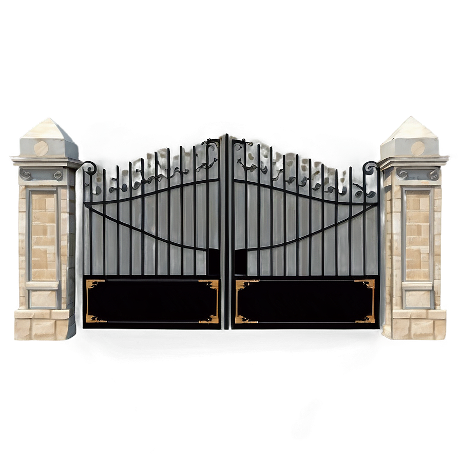 Luxury Estate Gate Png Pax